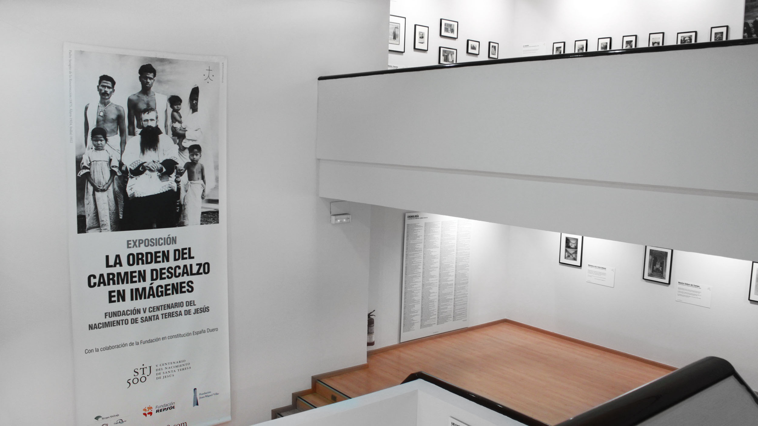 Exhibition installation view — Centro Cultural Gaya Nuño, Plaza de San Esteban, Soria