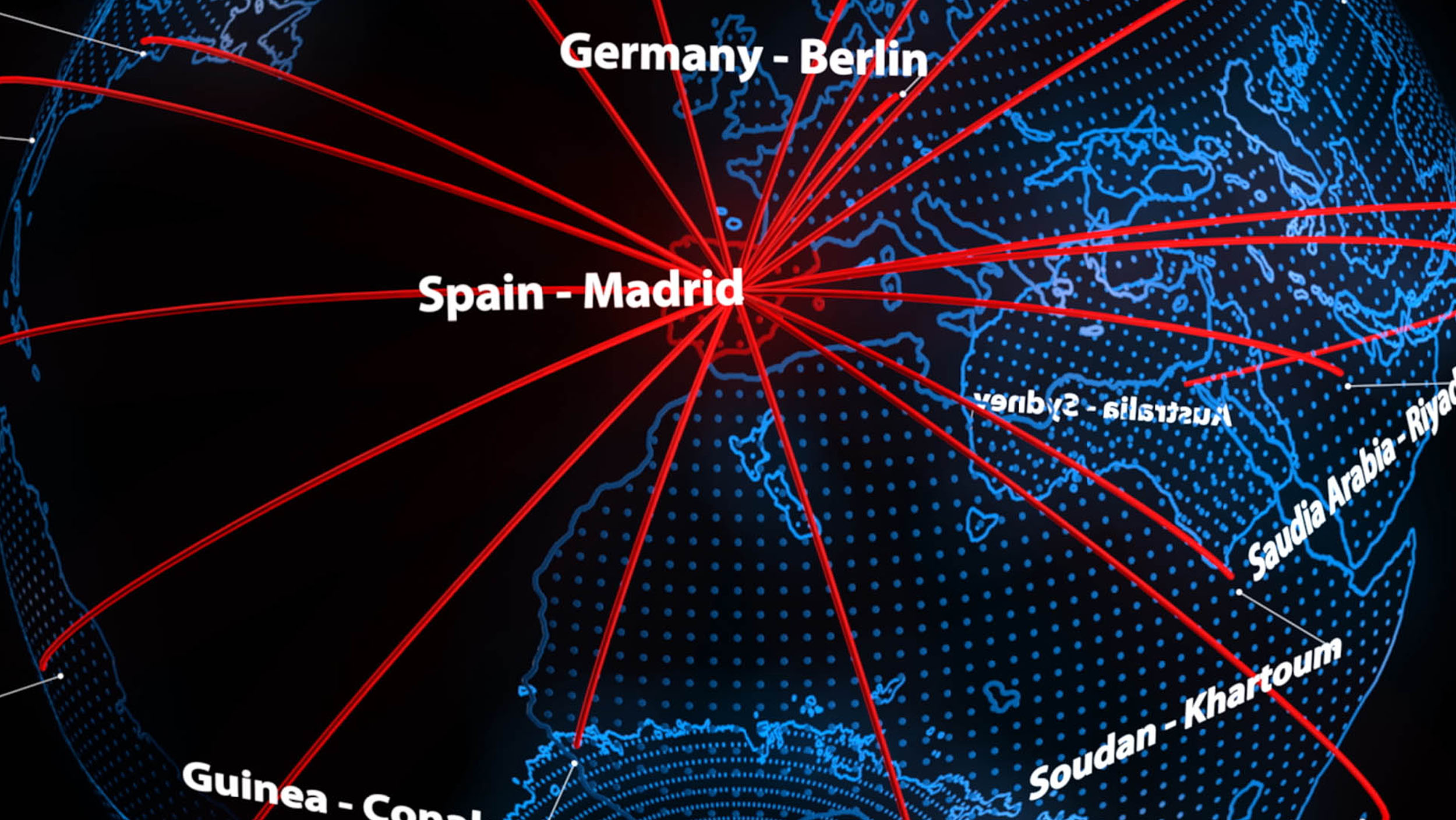 CastFlow global reach — export markets map