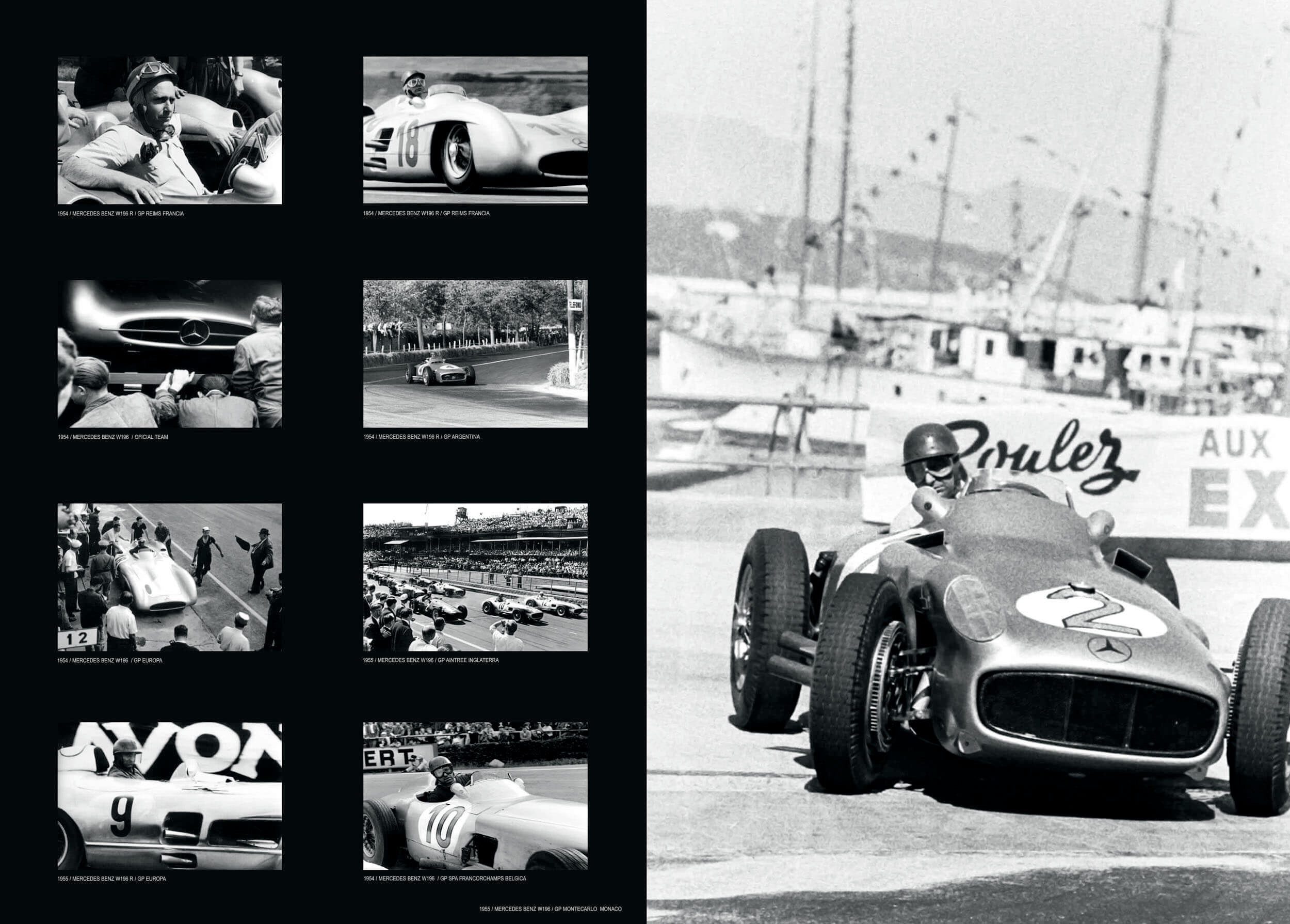 Le Cirque spread — racing archive montage and Cannes harbour scene