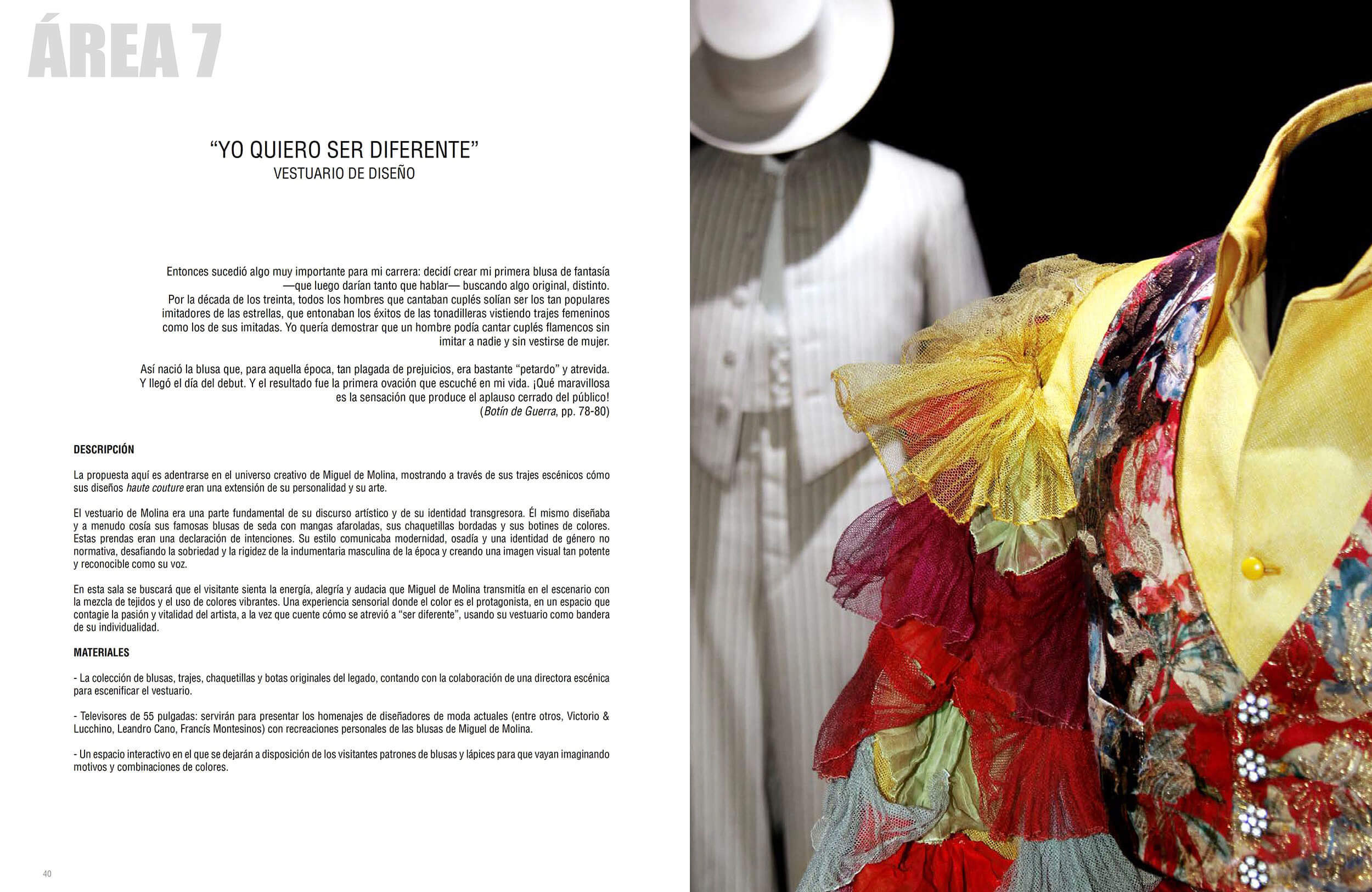 Embrujo — Área 7, costume design spread