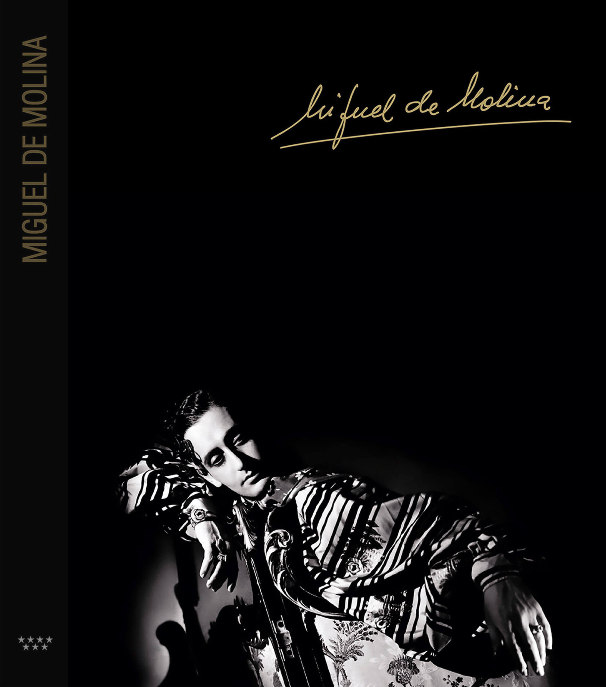 Arte y Provocación — hardcover monograph cover, Miguel de Molina