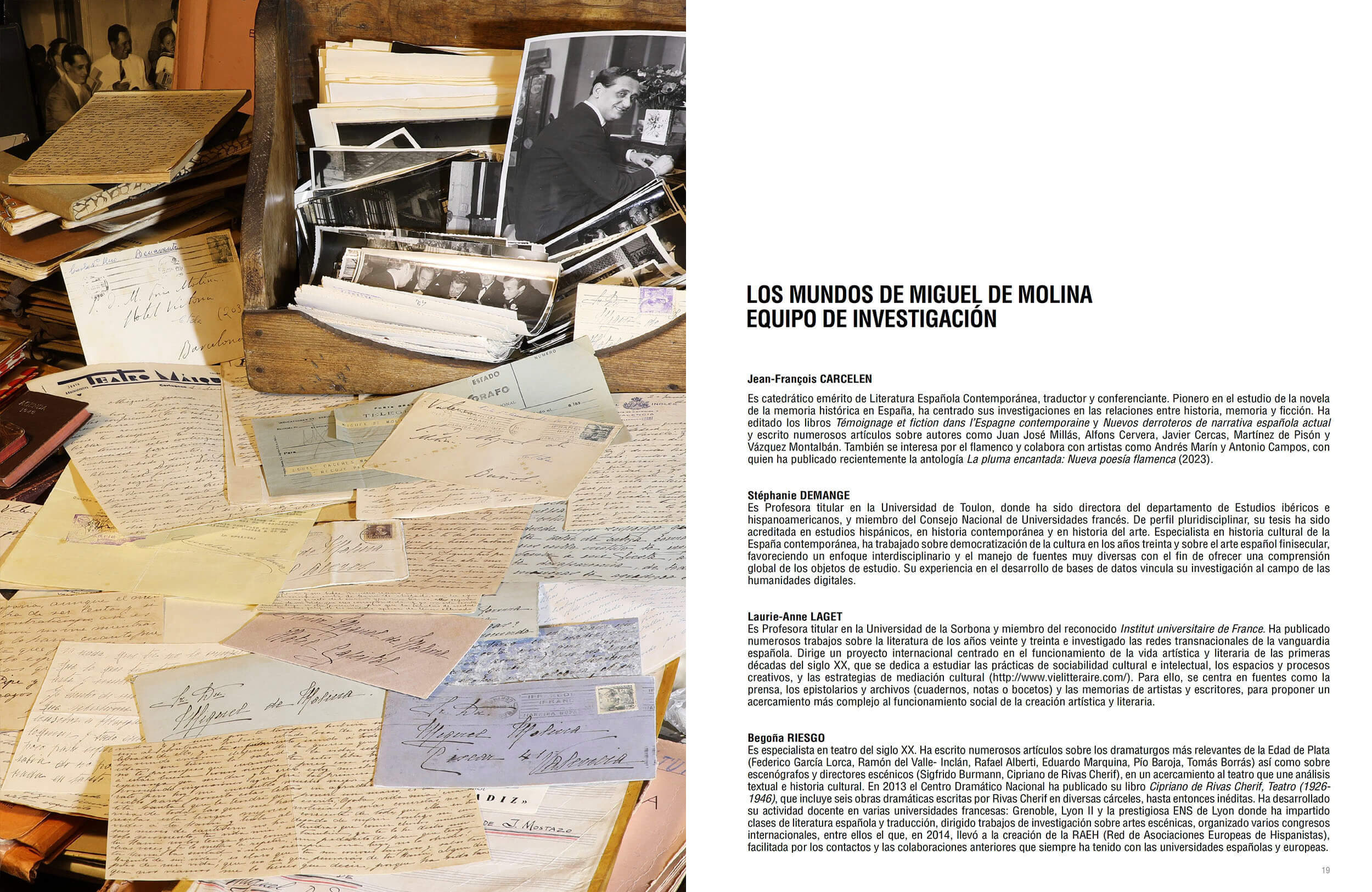 Embrujo — Equipo de Investigación spread, archive documents