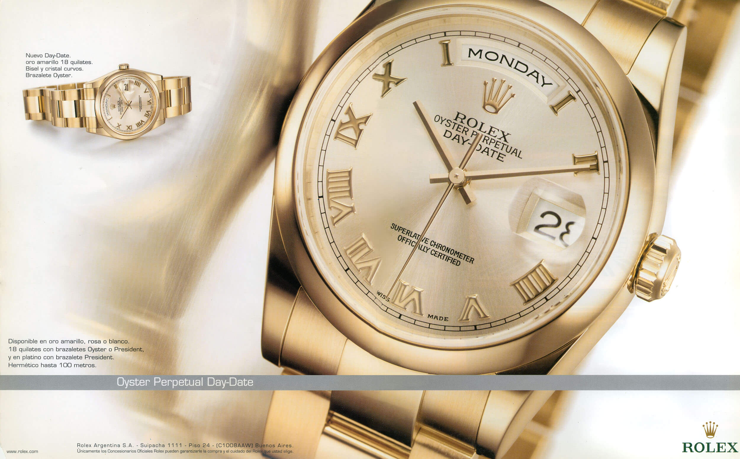 Rolex advertisement — Oyster Perpetual Day-Date
