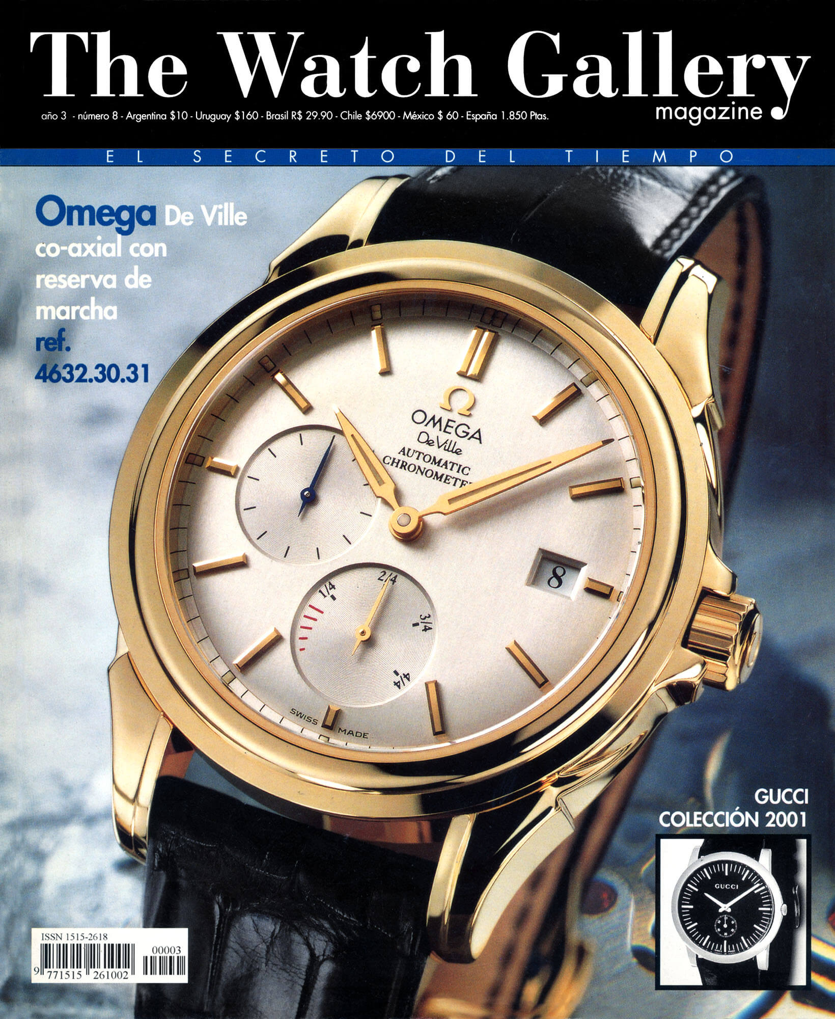 The Watch Gallery Magazine cover — Omega De Ville