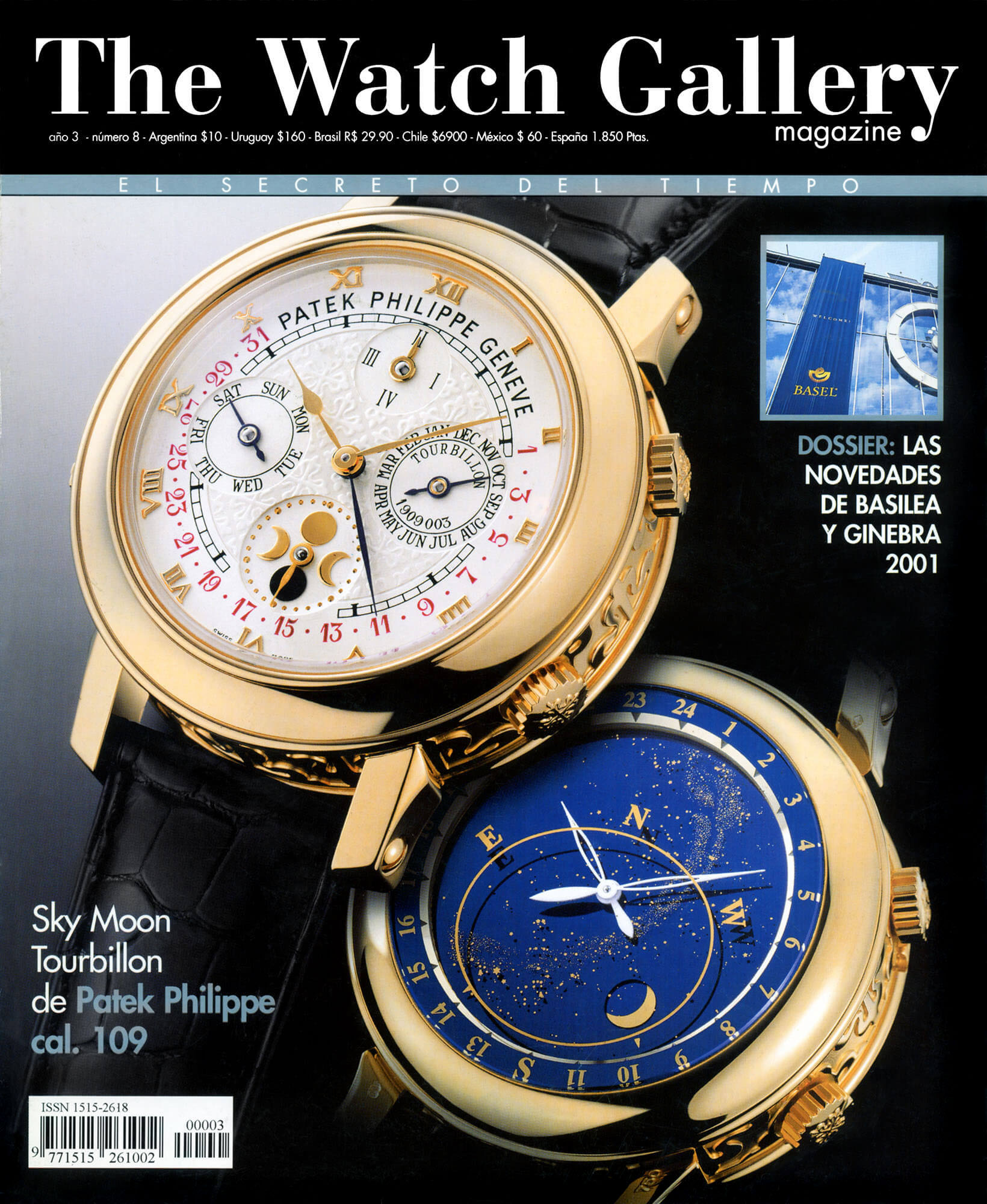 The Watch Gallery Magazine cover — Patek Philippe Sky Moon Tourbillon